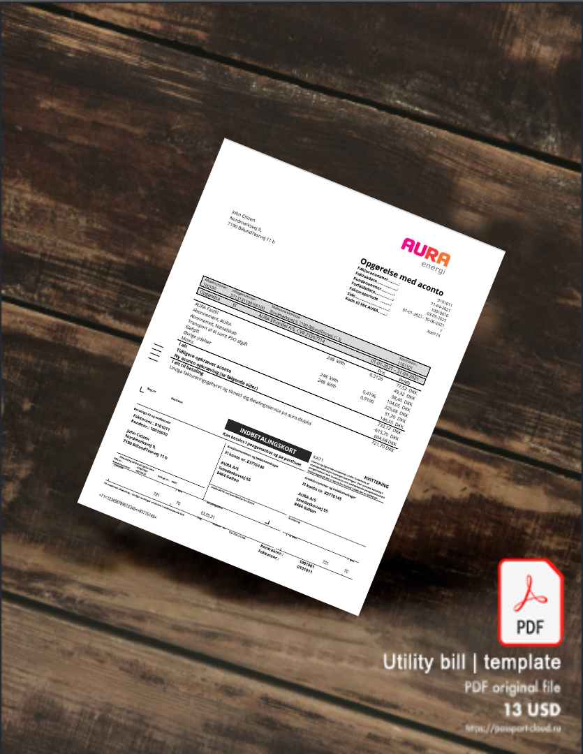 Utility bill | Albanian Power | Albania